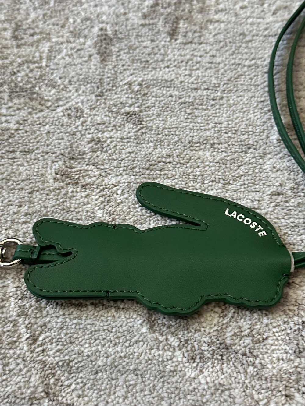 Lacoste Green Crocodile Key Ring. NWT’s.